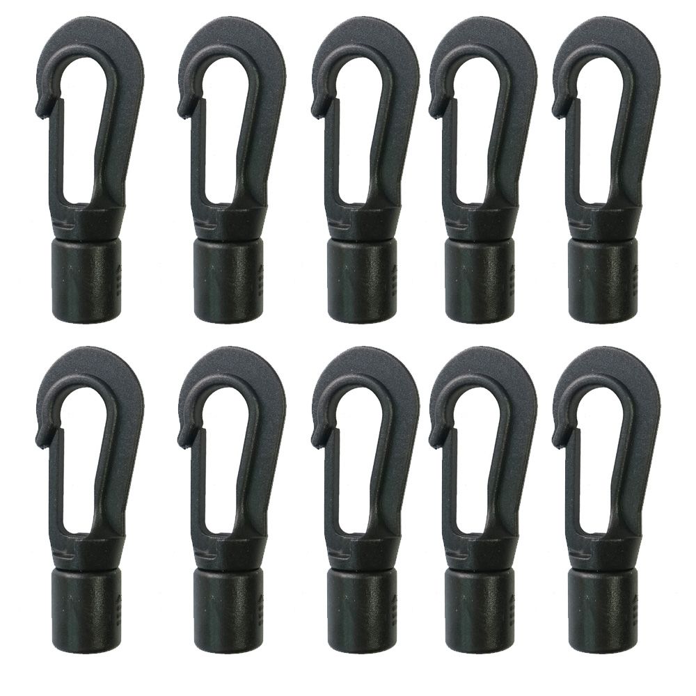 Fishing Boat Oar - 5/10pcs plastica moschettone Clip Bungee Shock