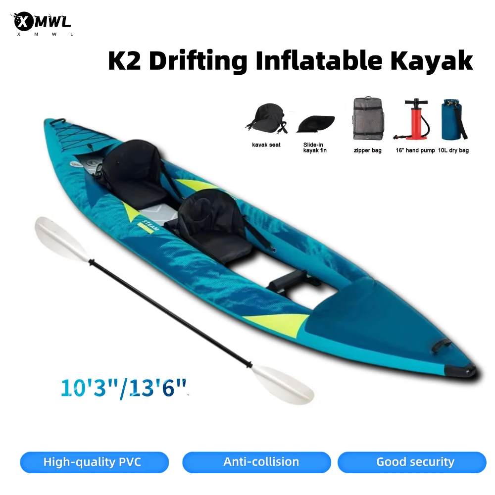 Fishing Boat Inflatable - Canoa Kayak Gonfiabile 1-2 Persone 840D