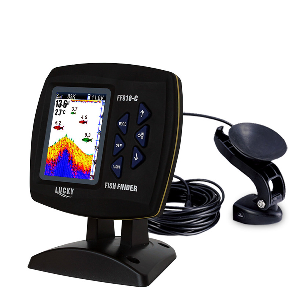 Fishing Boat Depth Finder - FF918-C100DS Fish Finder cablato con schermo