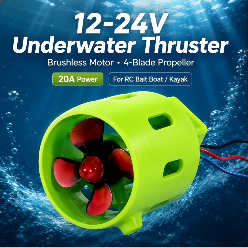 Fishing Boat Oar - Motore Subacqueo Brushless 12-24V 20A a