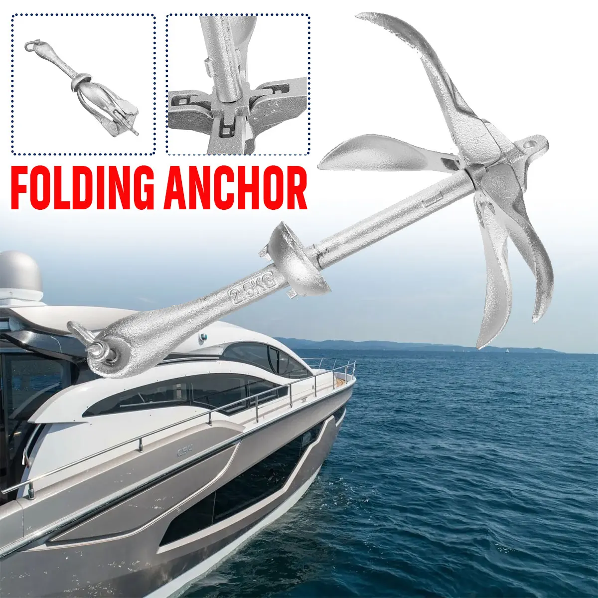 2.5KG/3.2KG Per Yacht Marini P - Fishing Boat Anchor recensione e prezzo