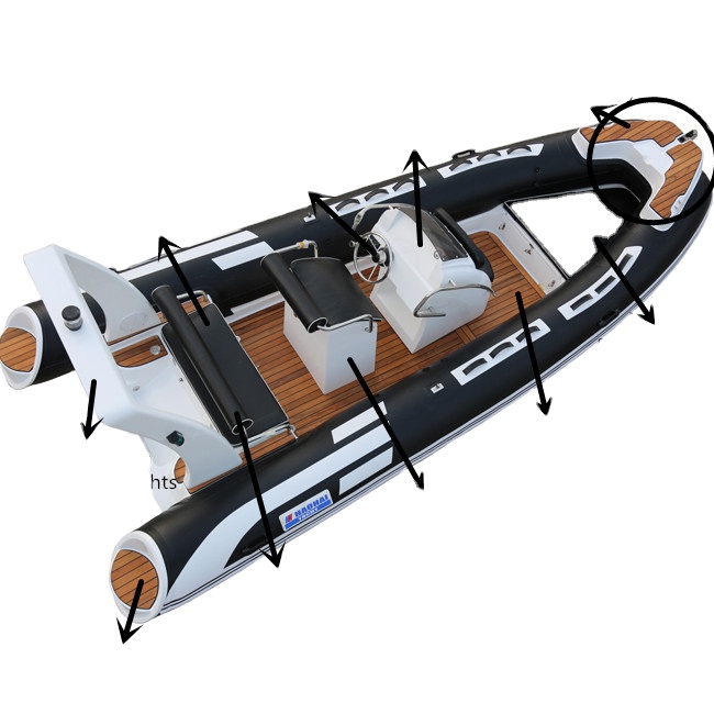 16ft 4.80m Hypalon Materiale S - Fishing Boat Fiberglass recensione e prezzo