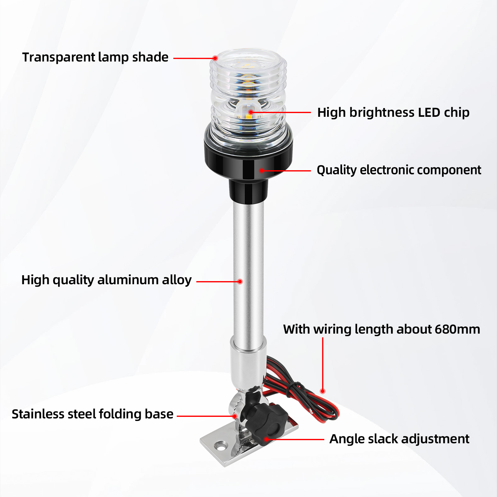 Luce di navigazione 12 pollici - Fishing Boat Navigation Light recensione e prezzo